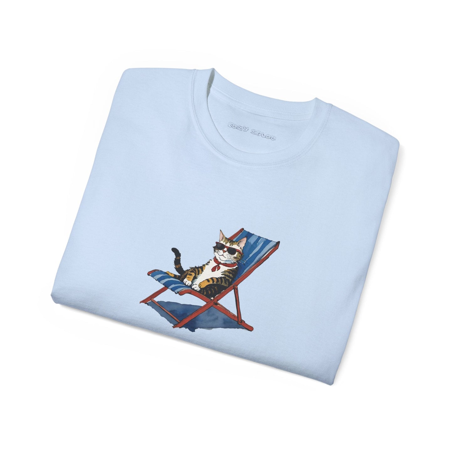 Cat, but he's on vacation Tee - Cozy Igloo