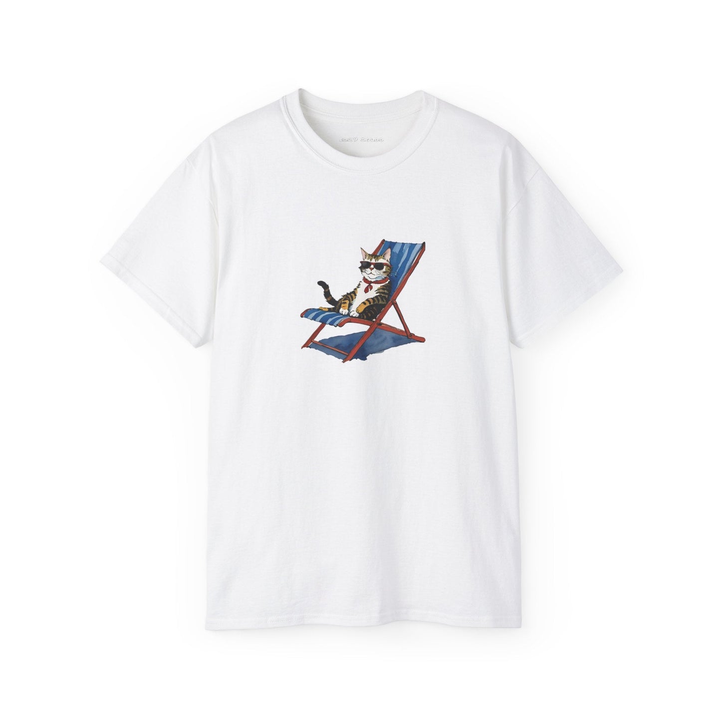 Cat, but he's on vacation Tee - Cozy Igloo