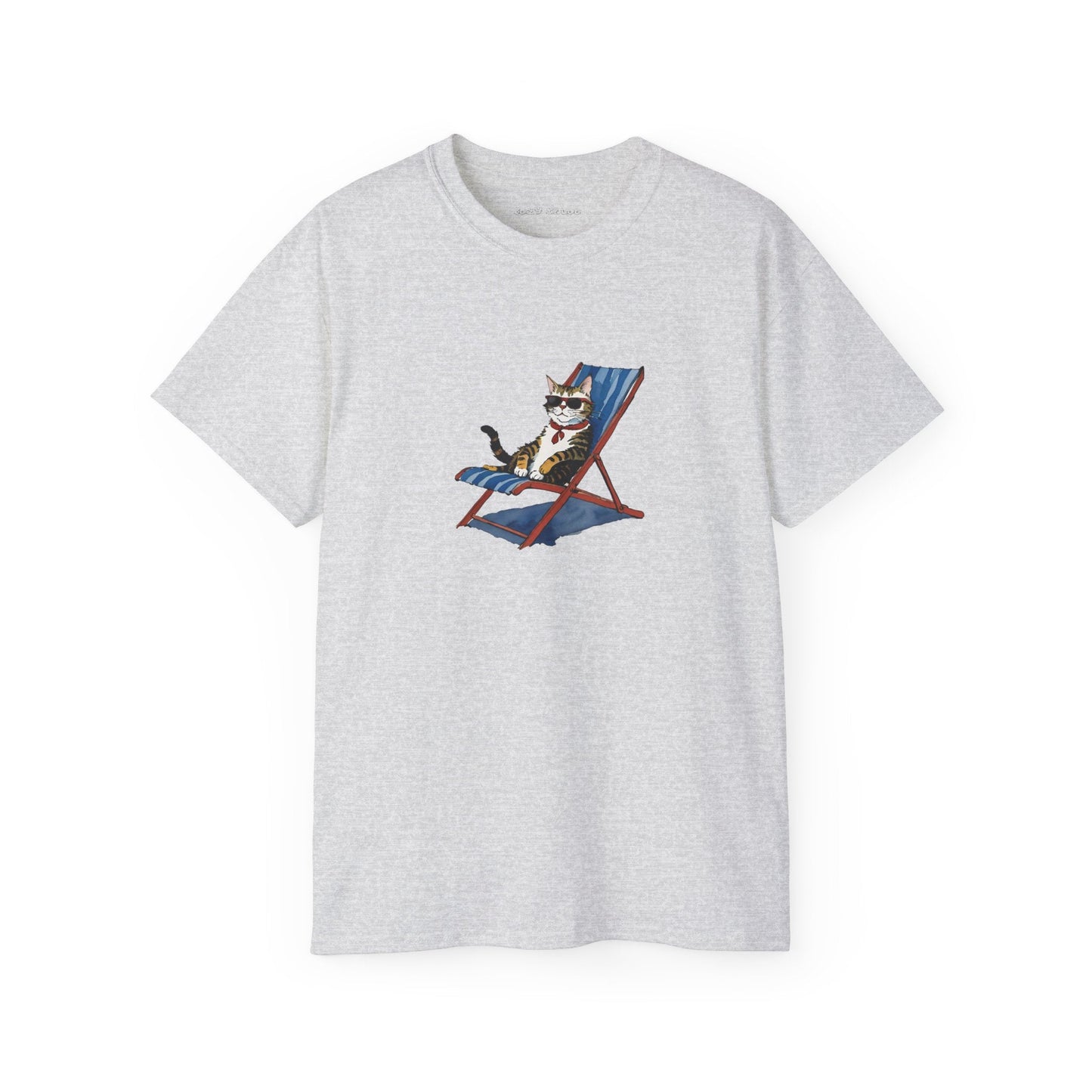 Cat, but he's on vacation Tee - Cozy Igloo