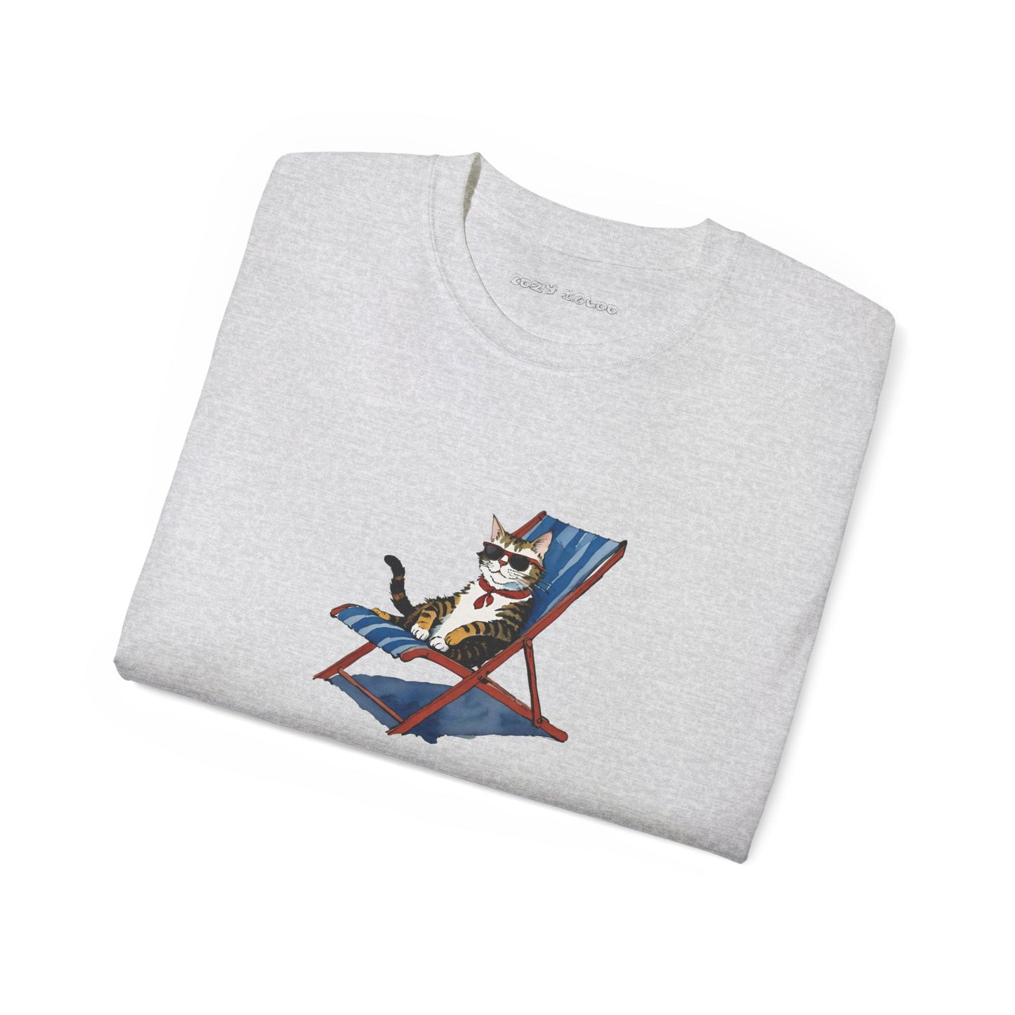 Cat, but he's on vacation Tee - Cozy Igloo
