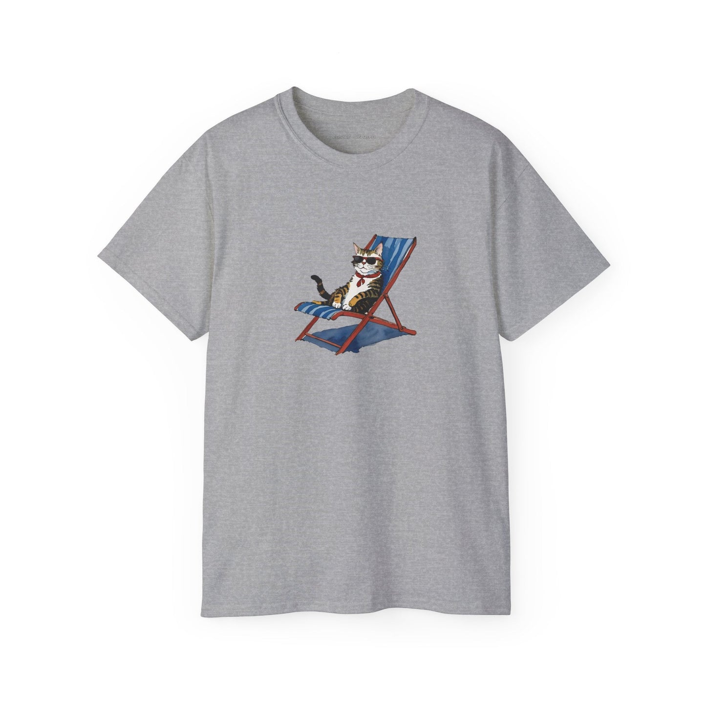 Cat, but he's on vacation Tee - Cozy Igloo