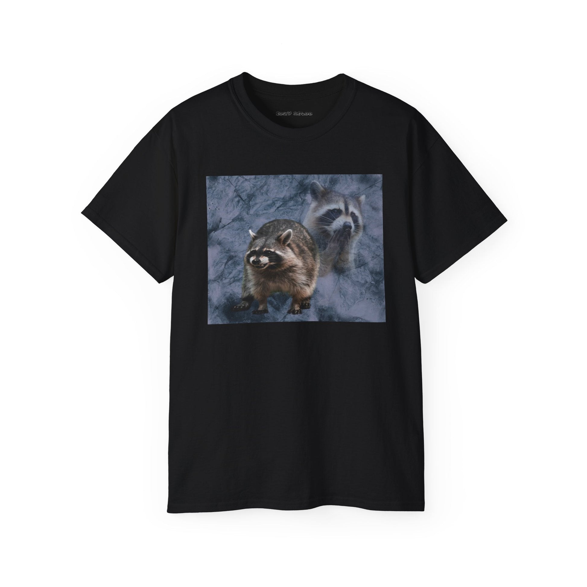 Fight-or-Flight Raccoon Tee - Cozy Igloo