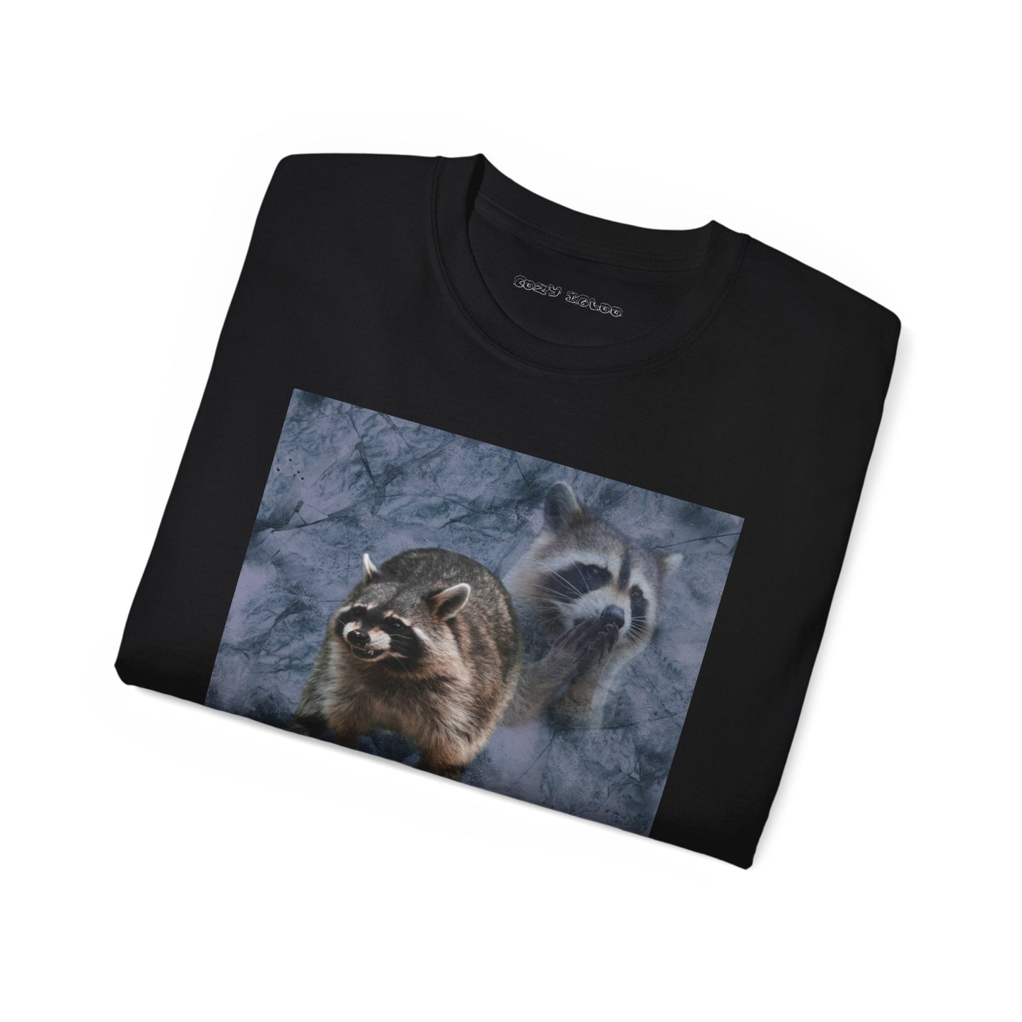 Fight-or-Flight Raccoon Tee - Cozy Igloo