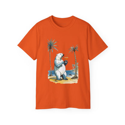 Polar Bear Chilling On the Beach - Cozy Igloo